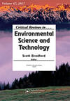 CRITICAL REVIEWS IN ENVIRONMENTAL SCIENCE AND TECHNOLOGY封面